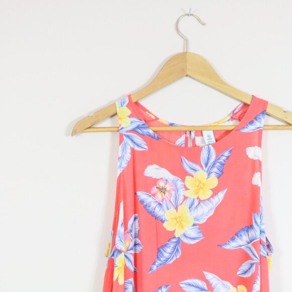 *Old Navy Pink Floral Tank Blouse* - Picture 4 of 7